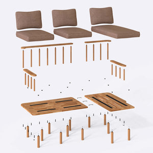 Lore Two Seat with Left Chaise