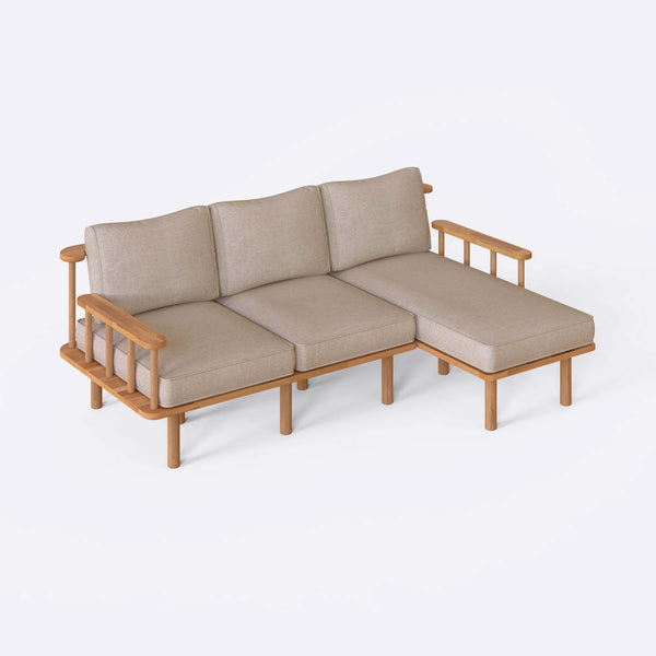 Lore Two Seat with Left Chaise