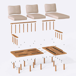 Lore Two Seat with Left Chaise