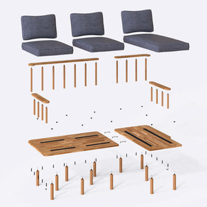 Lore Two Seat with Left Chaise