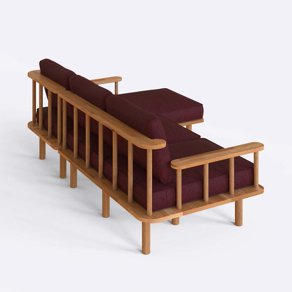 Lore Two Seat with Left Chaise