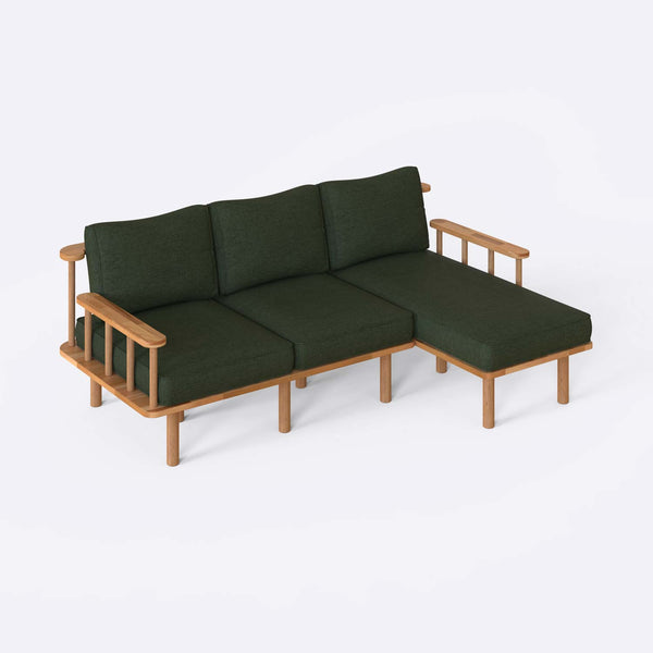 Lore Two Seat with Left Chaise