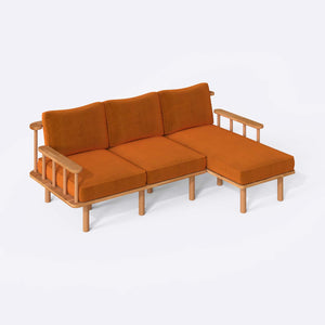 Lore Two Seat with Left Chaise