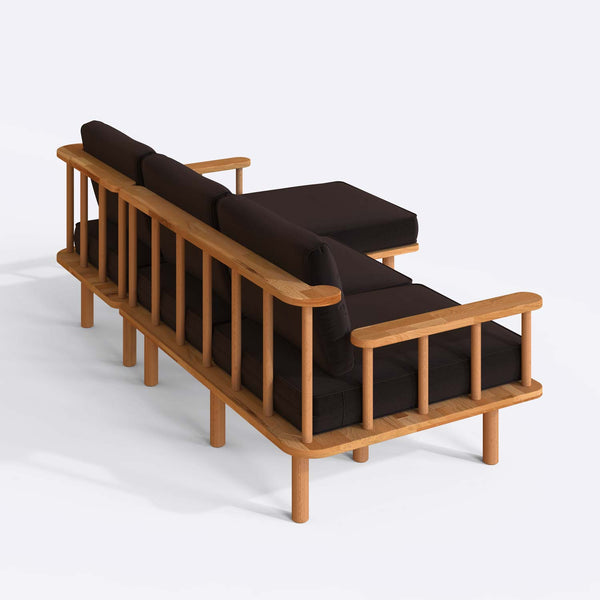 Lore Two Seat with Left Chaise