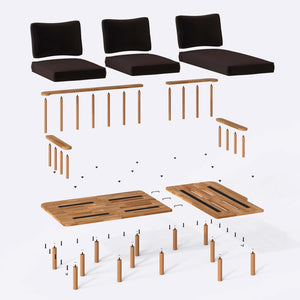 Lore Two Seat with Left Chaise