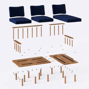 Lore Two Seat with Left Chaise