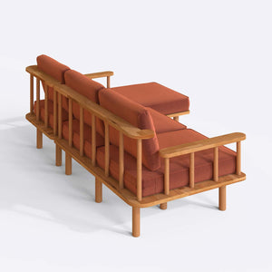 Lore Two Seat with Left Chaise