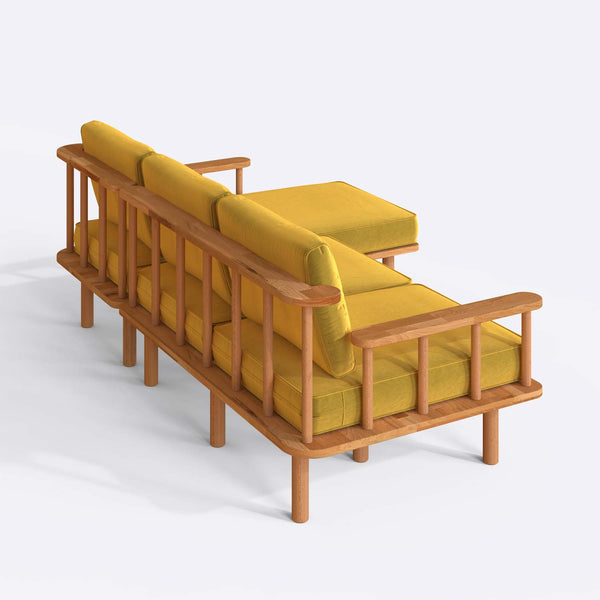 Lore Two Seat with Left Chaise