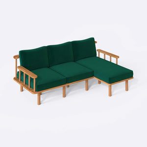 Lore Two Seat with Left Chaise