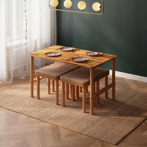 Reva Dining Table and Stool Set – 51" x 31" (130 x 78 cm)