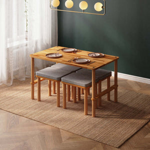 Reva Dining Table and Stool Set – 51" x 31" (130 x 78 cm)
