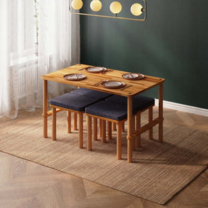 Reva Dining Table and Stool Set – 51" x 31" (130 x 78 cm)