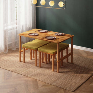 Reva Dining Table and Stool Set – 51" x 31" (130 x 78 cm)