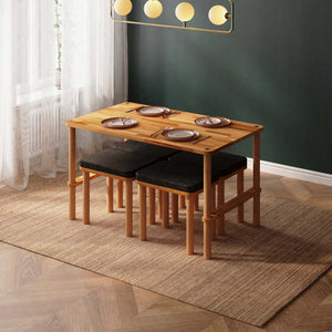 Reva Dining Table and Stool Set – 51" x 31" (130 x 78 cm)