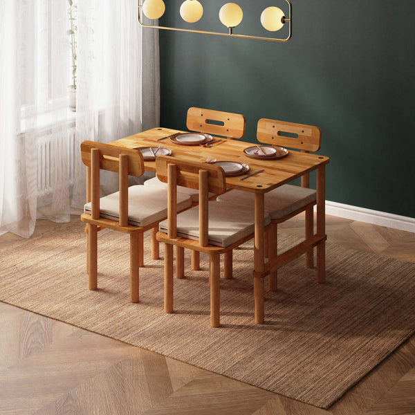 Reva Dining Table and Chair Set – 51" x 31" (130 x 78 cm)