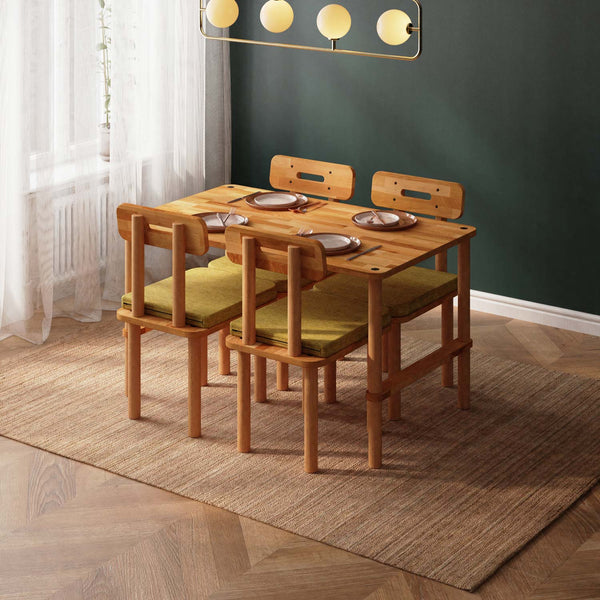Reva Dining Table and Chair Set – 51" x 31" (130 x 78 cm)