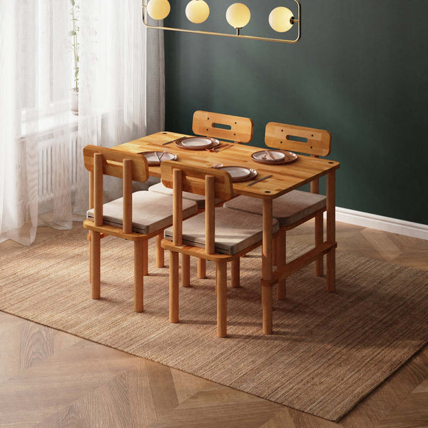 Reva Dining Table and Chair Set – 51" x 31" (130 x 78 cm)