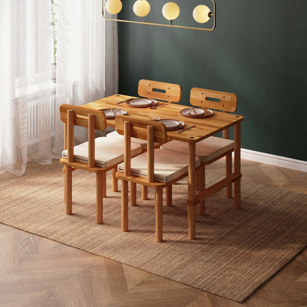 Reva Dining Table and Chair Set – 51" x 31" (130 x 78 cm)