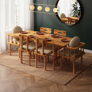 Lugh Dining Table and Chair Set – 75" x 31" (190 x 78 cm)