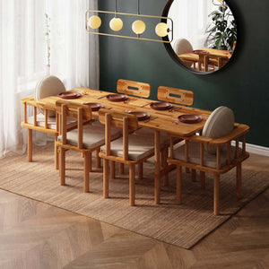 Lugh Dining Table and Chair Set – 75" x 31" (190 x 78 cm)