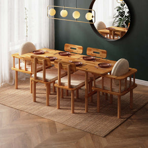 Lugh Dining Table and Chair Set – 75" x 31" (190 x 78 cm)
