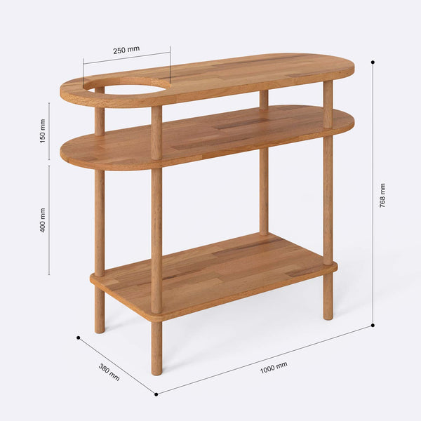 Nerra Console Table – 39" x 15" (100 x 38 cm)