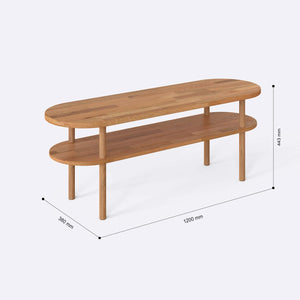 Regda Coffee Table – 47" x 15" (120 x 38 cm)