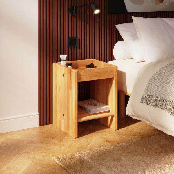 Lera Bedside Table – 15" x 15" (38 x 38 cm)