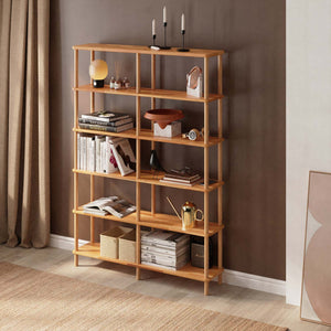 Regmar 6 Bookcase – 47" x 11" (120 x 28 cm)
