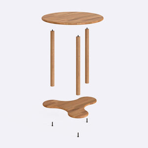 Fei Dining Table – 31" x 31" (78 x 78 cm)