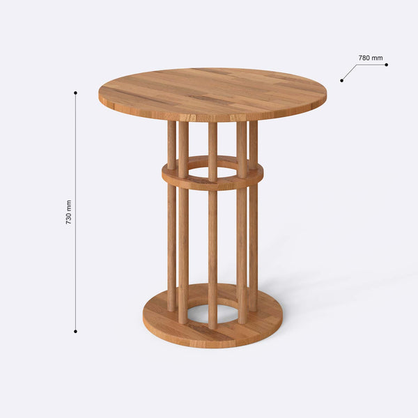 Well Dining Table - 31" x 31" (78 x 78 cm)