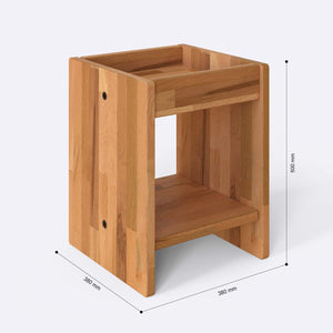 Tera Bedside Table – 15" x 15" (38 x 38 cm)