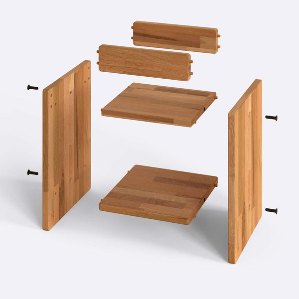 Tera Bedside Table – 15" x 15" (38 x 38 cm)