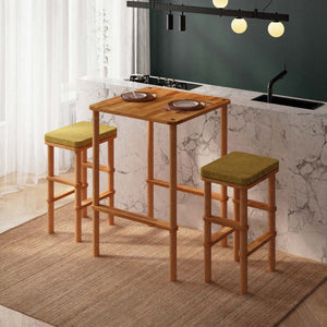 Gisa Bar Dining Table and Stool Set