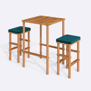 Gisa Bar Dining Table and Stool Set