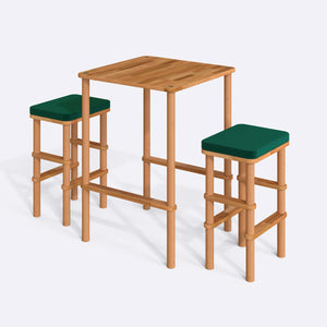 Gisa Bar Dining Table and Stool Set
