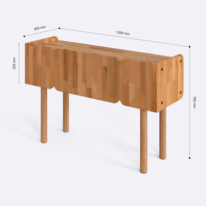 Raven Console Table – 47" x 16" (120 x 40 cm)