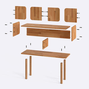 Raven Console Table – 47" x 16" (120 x 40 cm)