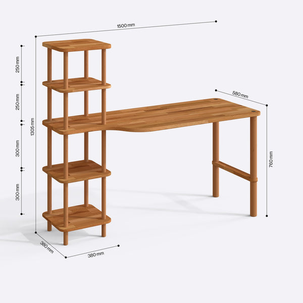 Himot Desk – 59" x 23" (150 x 58 cm)