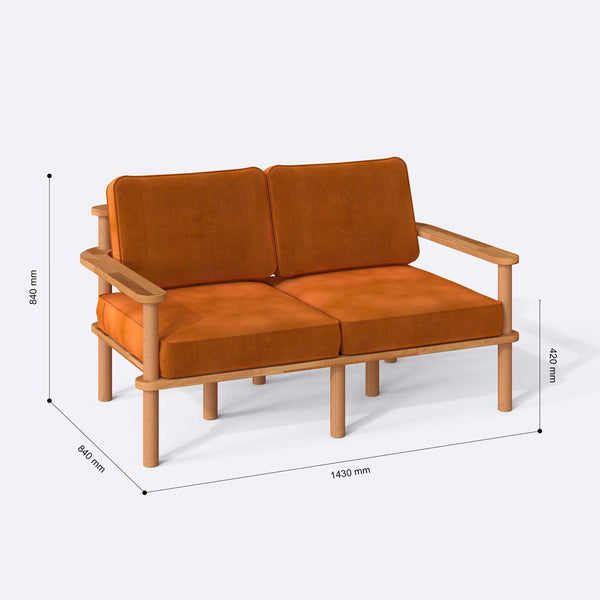 Bral Two Seat Sofa