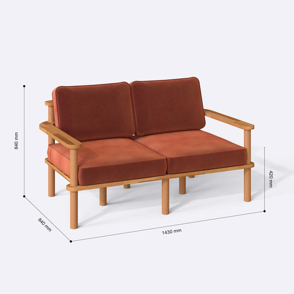 Bral Two Seat Sofa