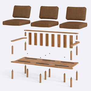 Bral Three Seat Sofa