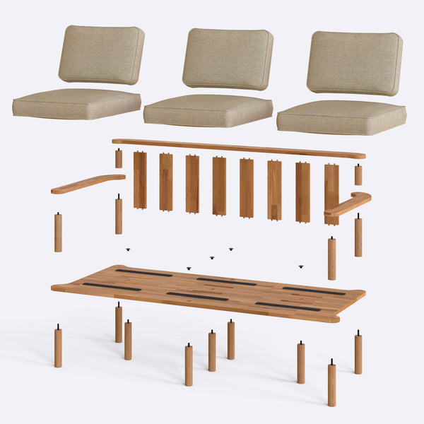 Bral Three Seat Sofa