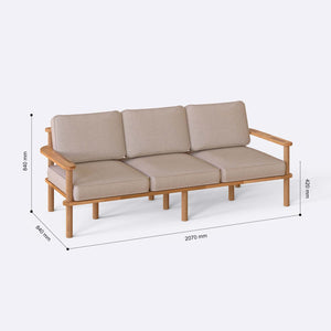 Bral Three Seat Sofa
