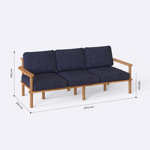 Bral Three Seat Sofa