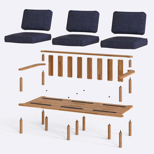 Bral Three Seat Sofa