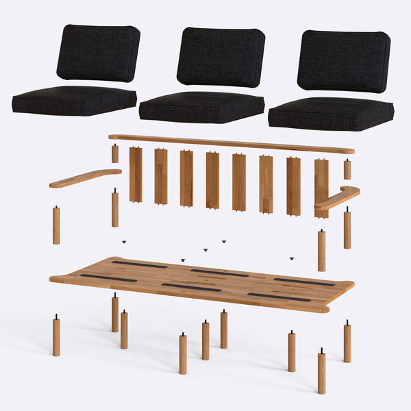 Bral Three Seat Sofa