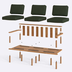 Bral Three Seat Sofa