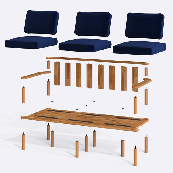 Bral Three Seat Sofa