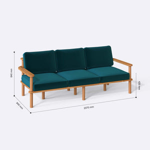 Bral Three Seat Sofa